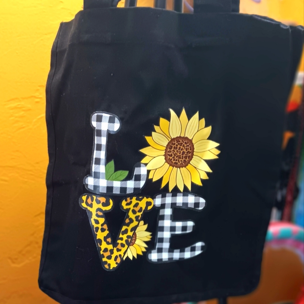 Sunflower Canvas Tote